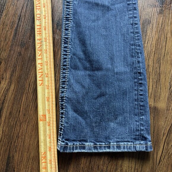 Miss Me Mid Rise Easy Boot Jeans Distressed Medium Wash Women’s Size 26 - Picture 9 of 10